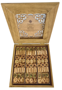 Baklava Premium 750 Gr. Caja de madera tallada